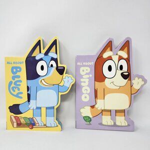 All About Bluey & Bingo Board Books For Kids - VG